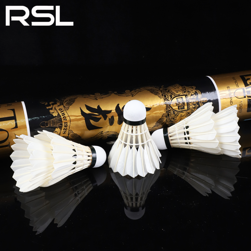 RSL 12 PCS 金龙 Badminton Duck Feather Badminton Shuttlecock