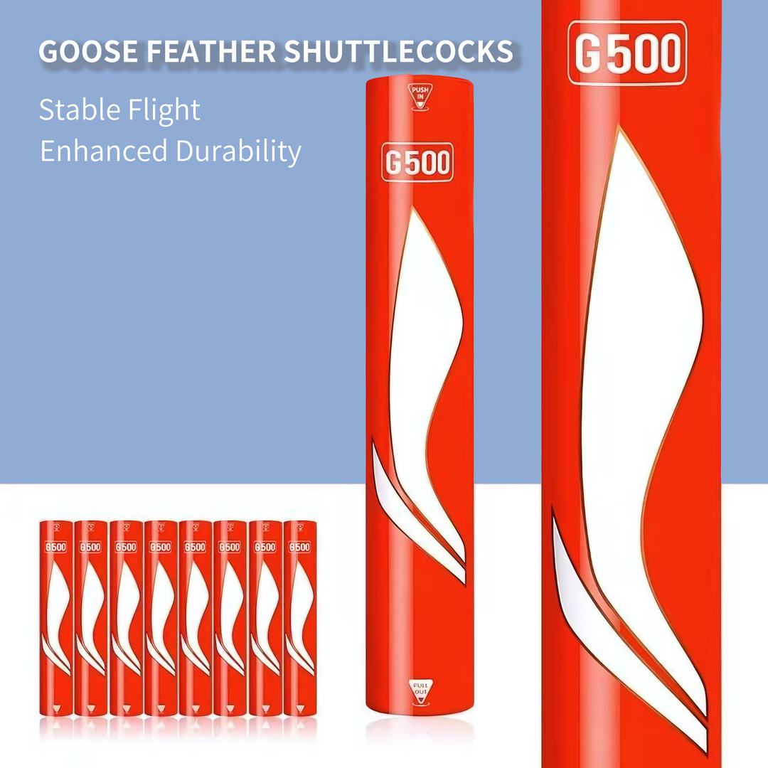 Li-Ning 12 PCS Goose Badminton Shuttlecock Competitive G500