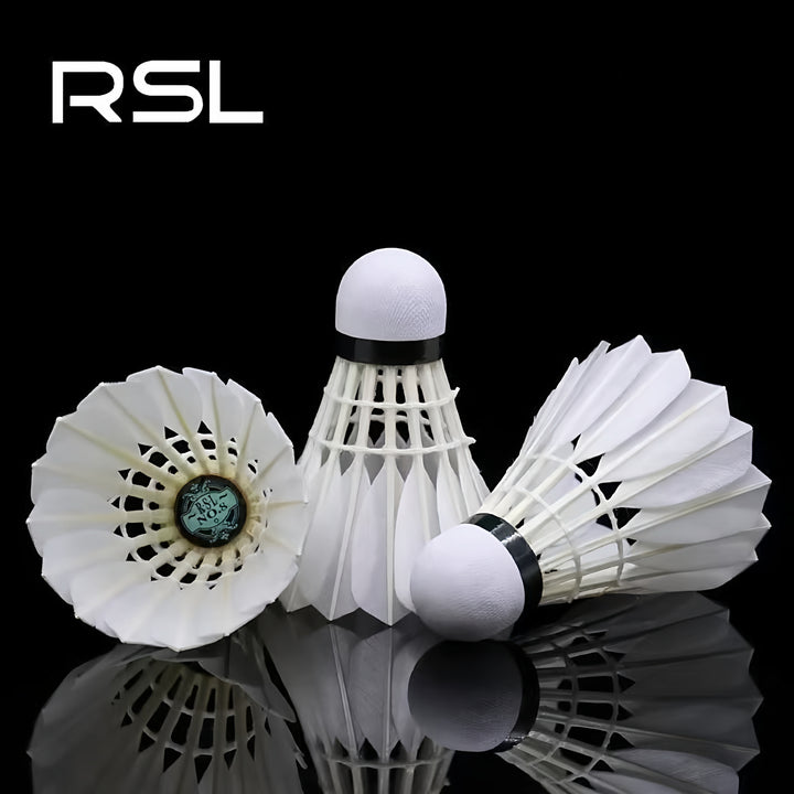 RSL 12 PCS RSL NO.8 Badminton Goose Feather Badminton Shuttlecock
