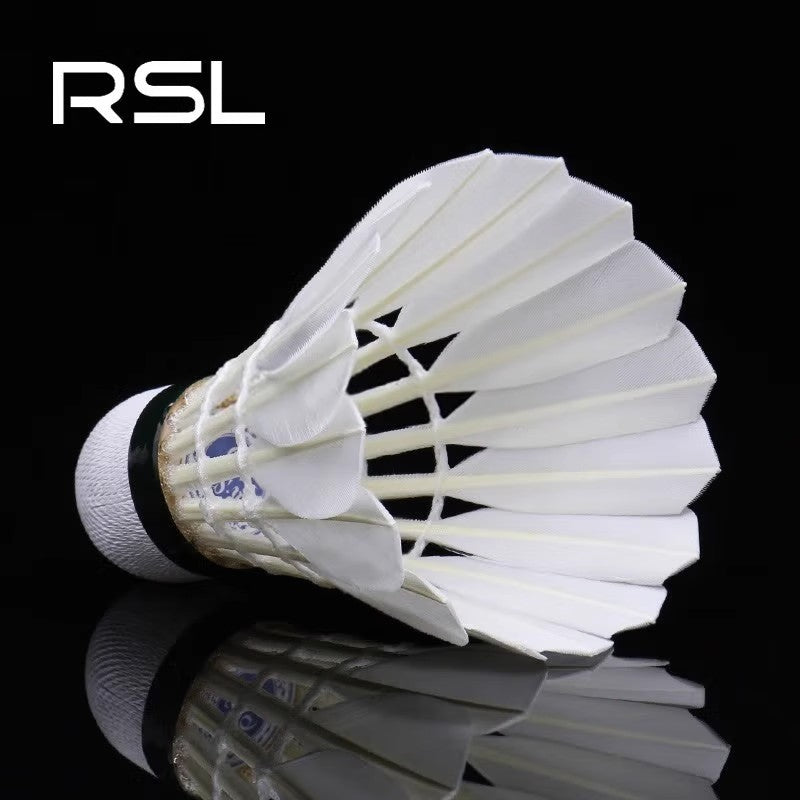 RSL 12 PCS A9 Ultimate Badminton Goose Feather Badminton Shuttlecock