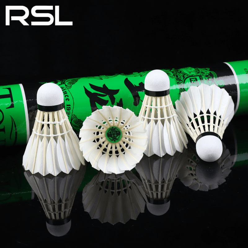 RSL 12 PCS 玉龙 Badminton Duck Feather Badminton Shuttlecock