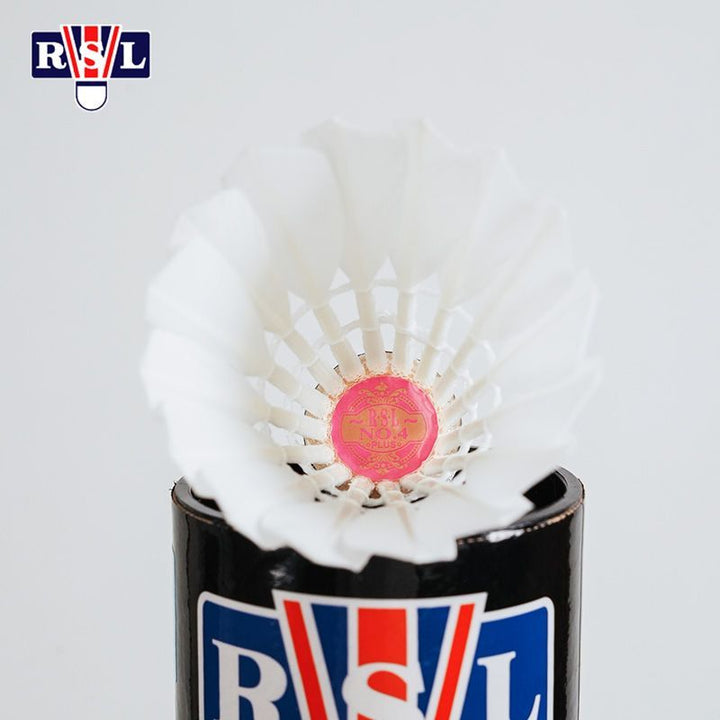 RSL 12 PCS 4 Plus Badminton Duck Feather Badminton Shuttlecock
