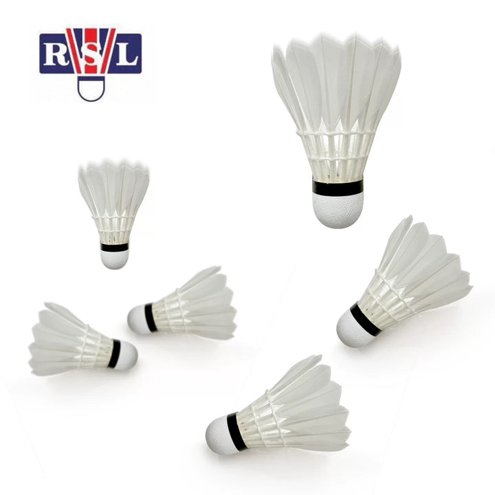 RSL 12 PCS No.7 Badminton Duck Feather Badminton Shuttlecock