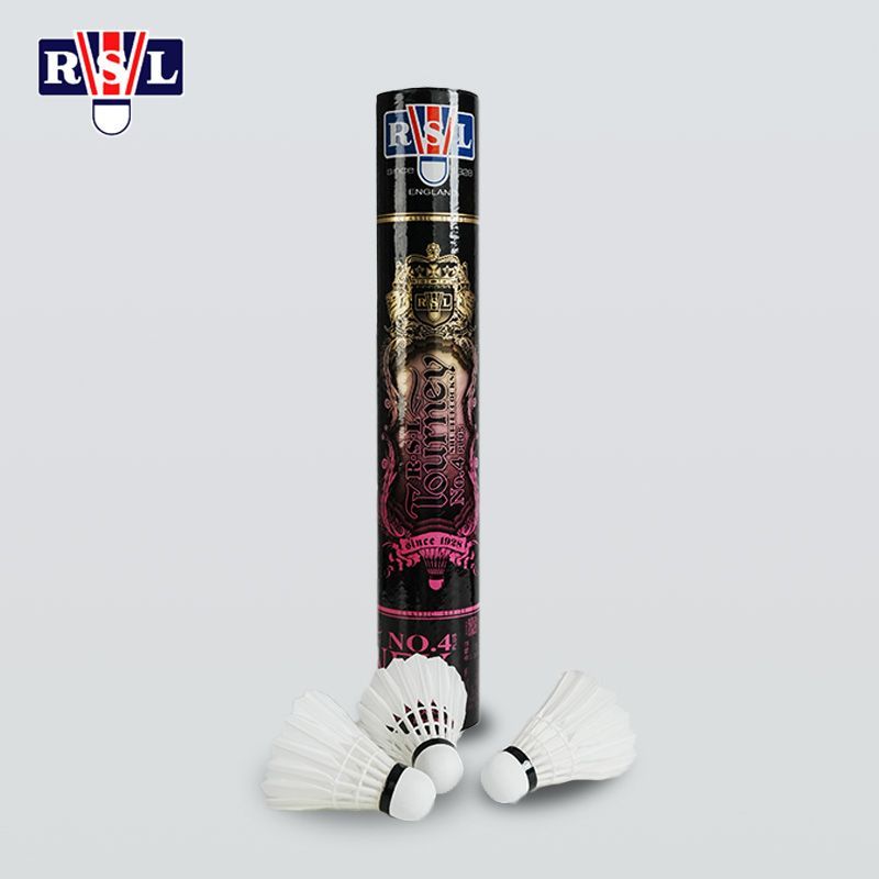 RSL 12 PCS 4 Plus Badminton Duck Feather Badminton Shuttlecock