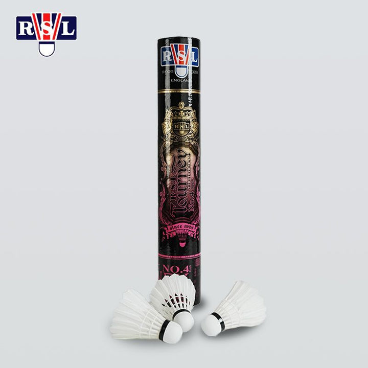 RSL 12 PCS 4 Plus Badminton Duck Feather Badminton Shuttlecock