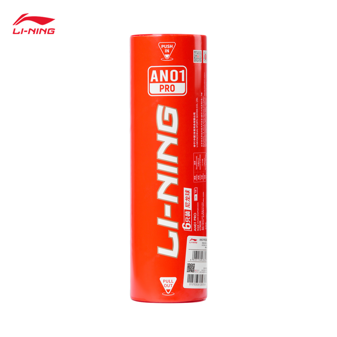 Li Ning 6 PCS AN01 Badminton Nylon Badminton Shuttlecock