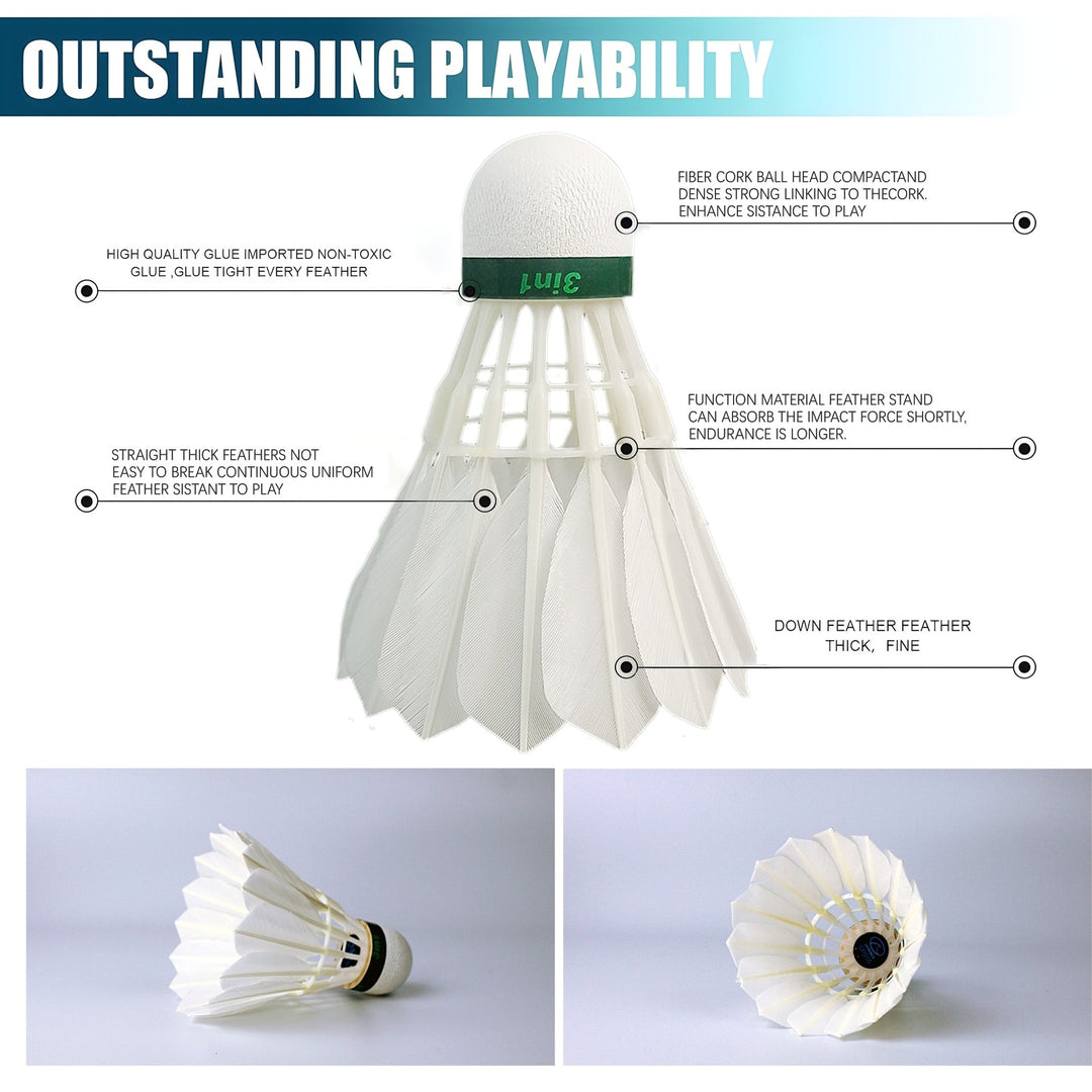 SPPHONEIX 910 Badminton Shuttlecocks Duck Feather  (king of value)