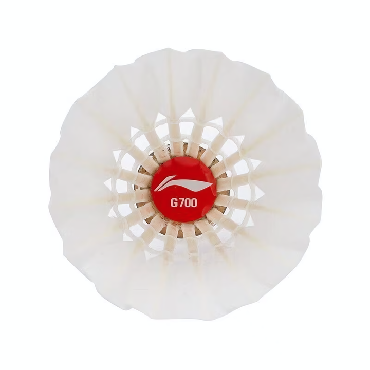 Li-Ning 12 PCS Goose Badminton Shuttlecock Competitive Play G700