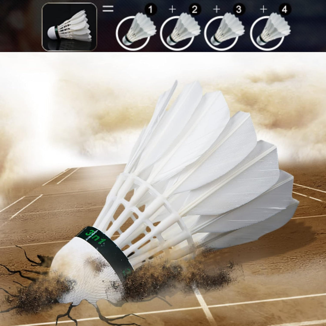 SPPHONEIX 910 Badminton Shuttlecocks Duck Feather  (king of value)