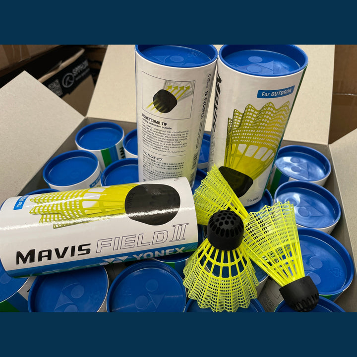 Yonex MAVIS FIELD II Nylon Shuttlecock Badminton Racket Yellow 1 Pack / 3 pieces