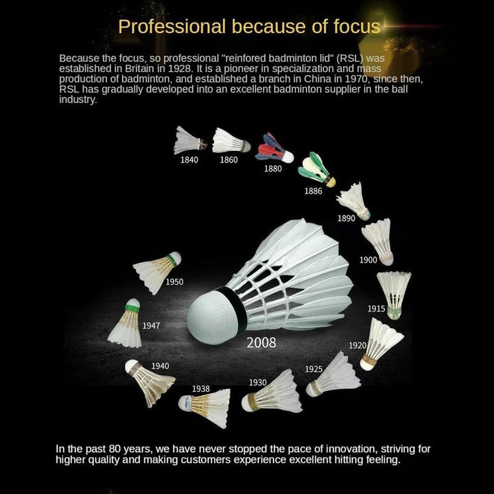 RSL Silver Feather Badminton Shuttlecocks