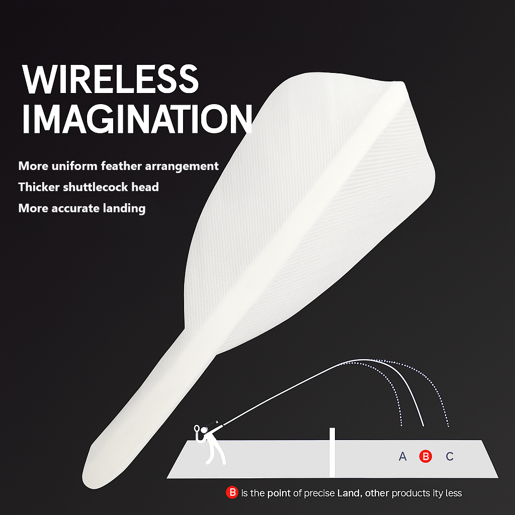 Natural Feather Badminton Shuttlecock Indoor Sport PlayPack 3 High Quality