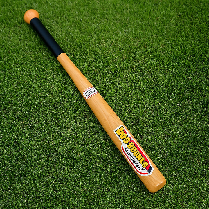 52 cm Wood Baseball Bat – Lightweight Training Bat for Practice & Self-Defense