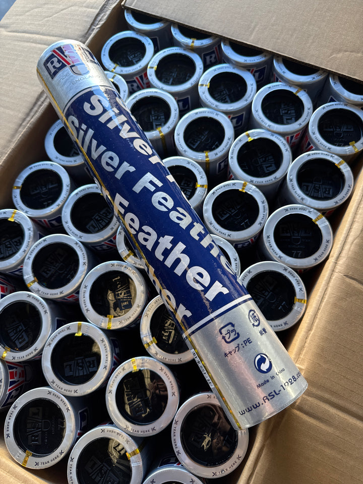 RSL Silver Feather Badminton Shuttlecocks