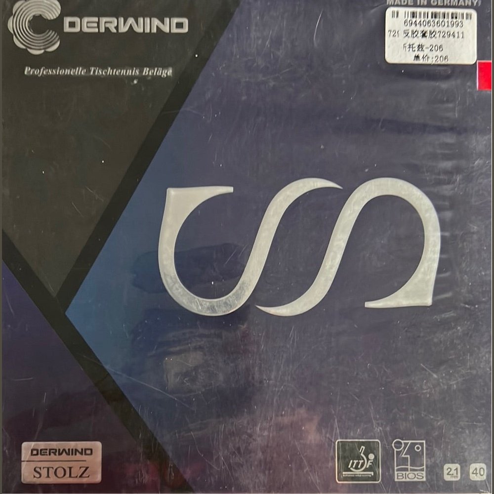 Friendship 729 Derwind Stolz and Stolz Pips-In With Sponge Table Tennis Made in Germany