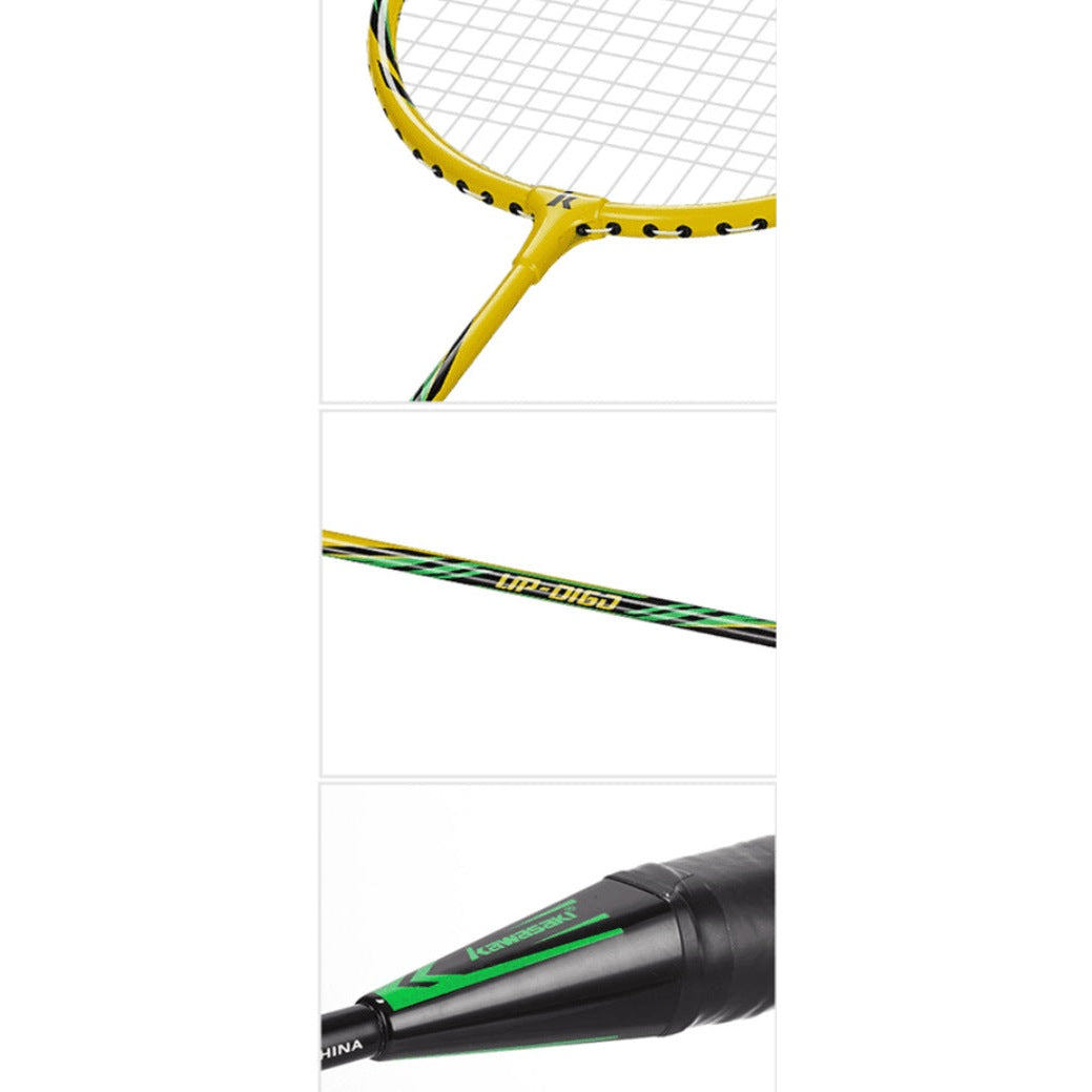 KAWASAKI UP-0160 UP-0182 Badminton Racket Strung Red Yellow Blud Purple