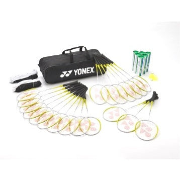 YONEX YY-GR202 School Badminton Set 1(20 Racket/2 Nets/1 Bag) Of 2(6tubes of 36 Shuttlecocks)