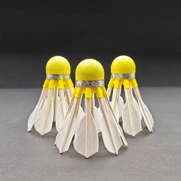 Natural Feather Badminton Shuttlecock Indoor Sport PlayPack 3 High Quality