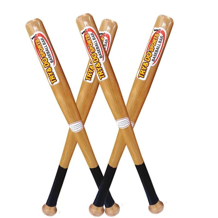 52cm Wooden Baseball Bat – Training Practice Bat for Kids & Adults