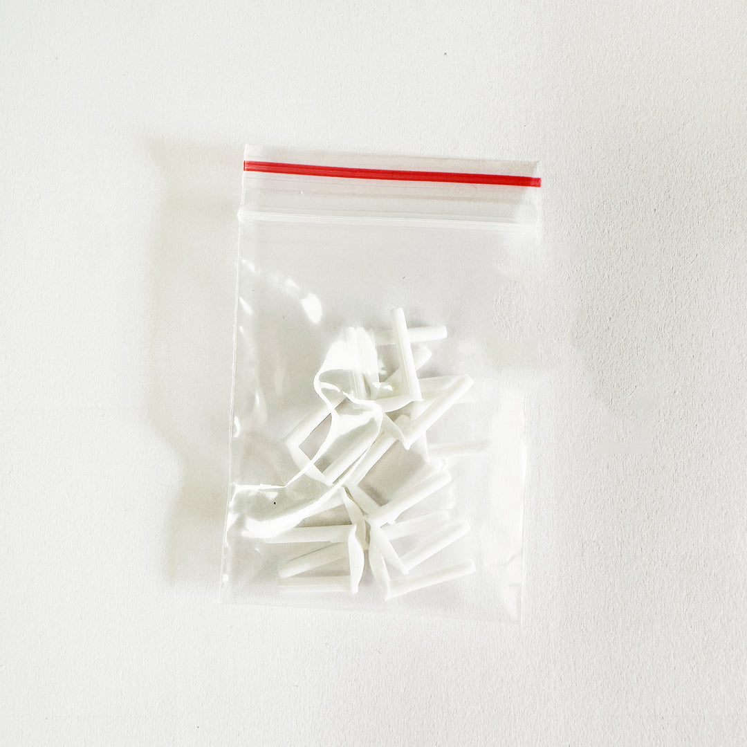 10 PCS/Bag Badminton Racket String Guard Connectors, T-shaped Long and Short Double Connectors