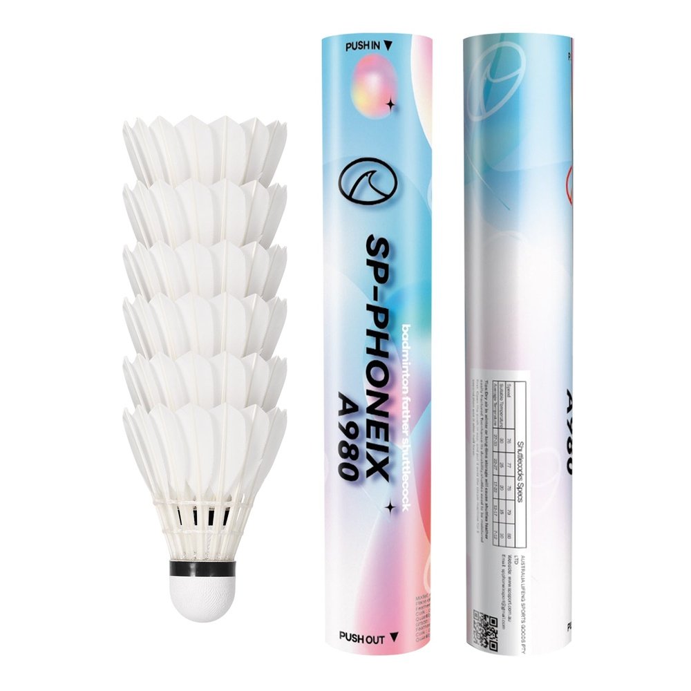 SPPHONEIX 908 Badminton Shuttlecocks Duck Feather  (Stable flight)