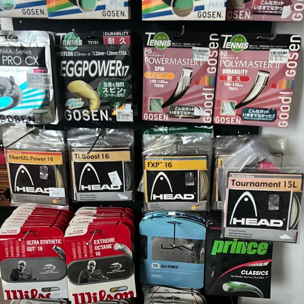 TENNIS Stringing Service(Buy tennis string here)