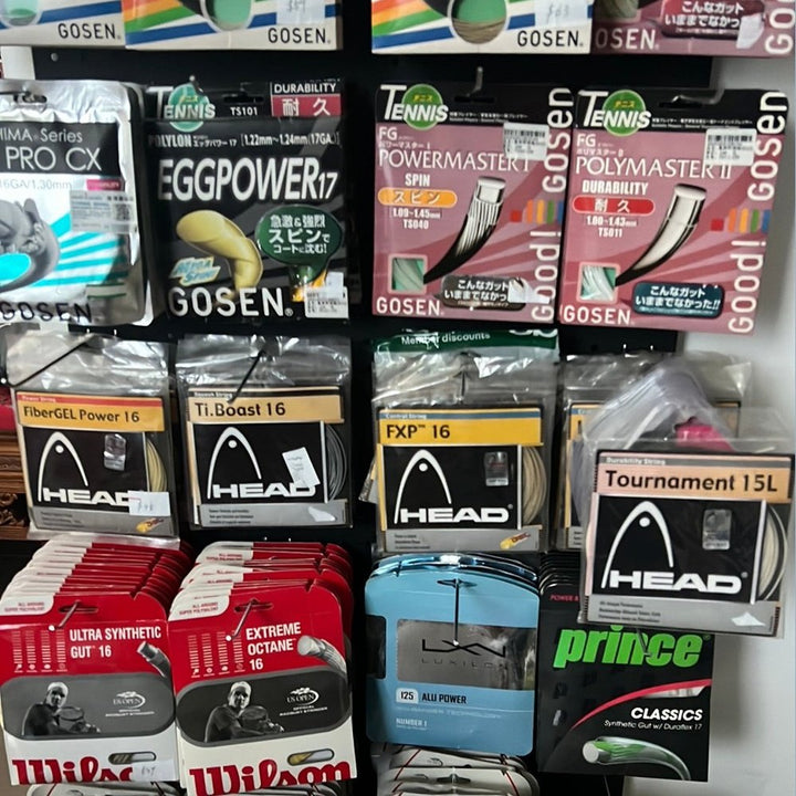 TENNIS Stringing Service(Buy tennis string here)