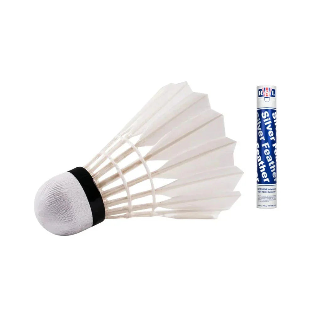 RSL Silver Feather Badminton Shuttlecocks