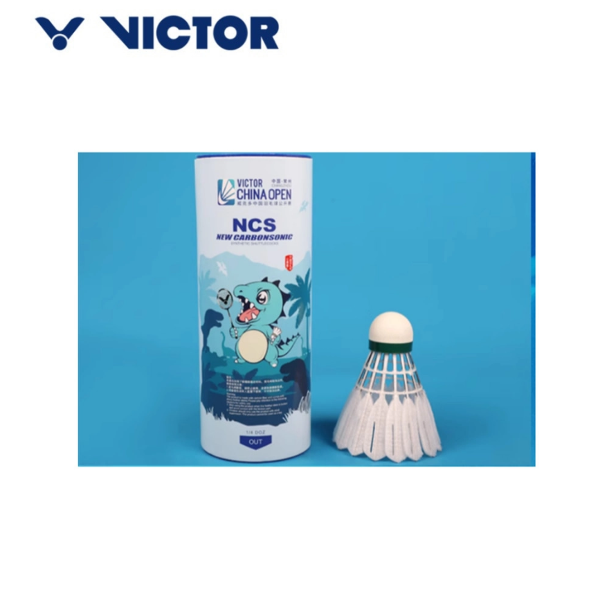 VICTOR 3 PCS China Open 2024 Synthetic NCS Badminton Shuttlecock CO24