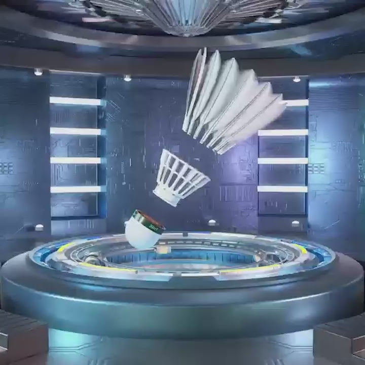 SPPHONEIX D1 Badminton Shuttlecocks Goose Feather 12pcs  Professional 3 In 1