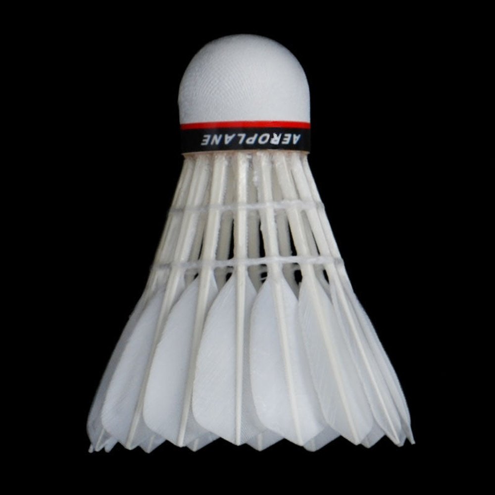 AEROPLANE EG1130 Gooes Feather Badminton Shuttlecock 51 SPEED Black Label