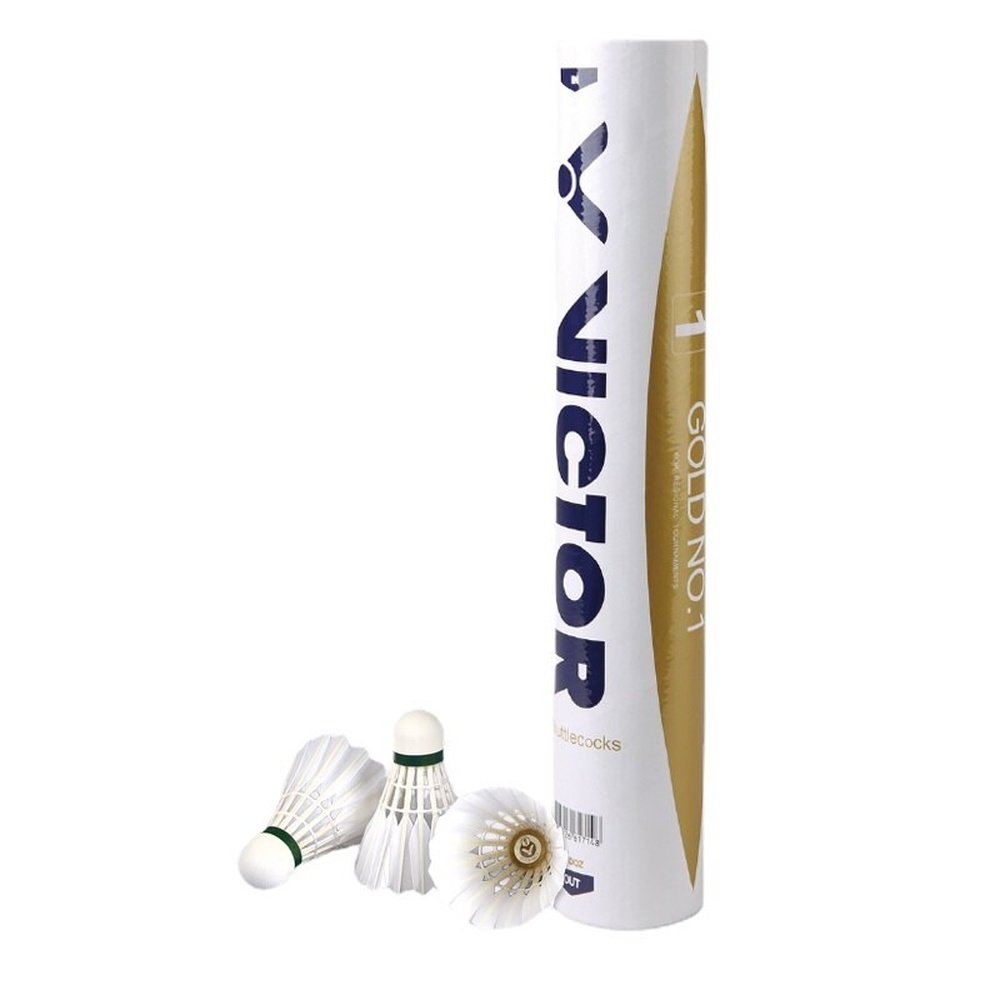 Original Victor GOLD NO 1 Badminton Shuttlecock