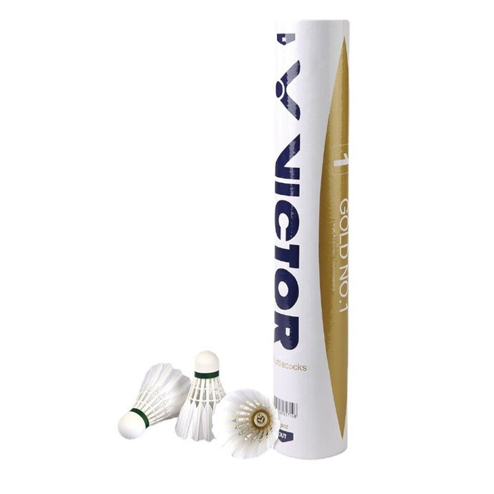 Original Victor GOLD NO 1 Badminton Shuttlecock