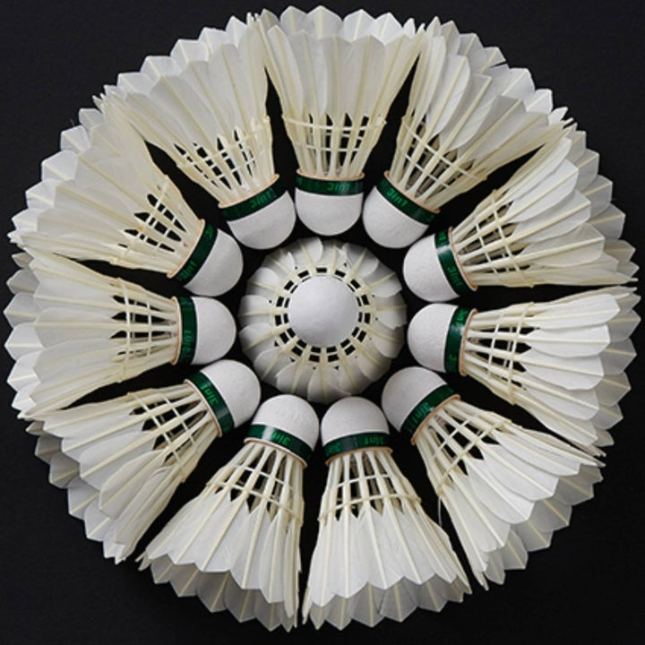 SPPHONEIX D1 Badminton Shuttlecocks Goose Feather 12pcs  Professional 3 In 1