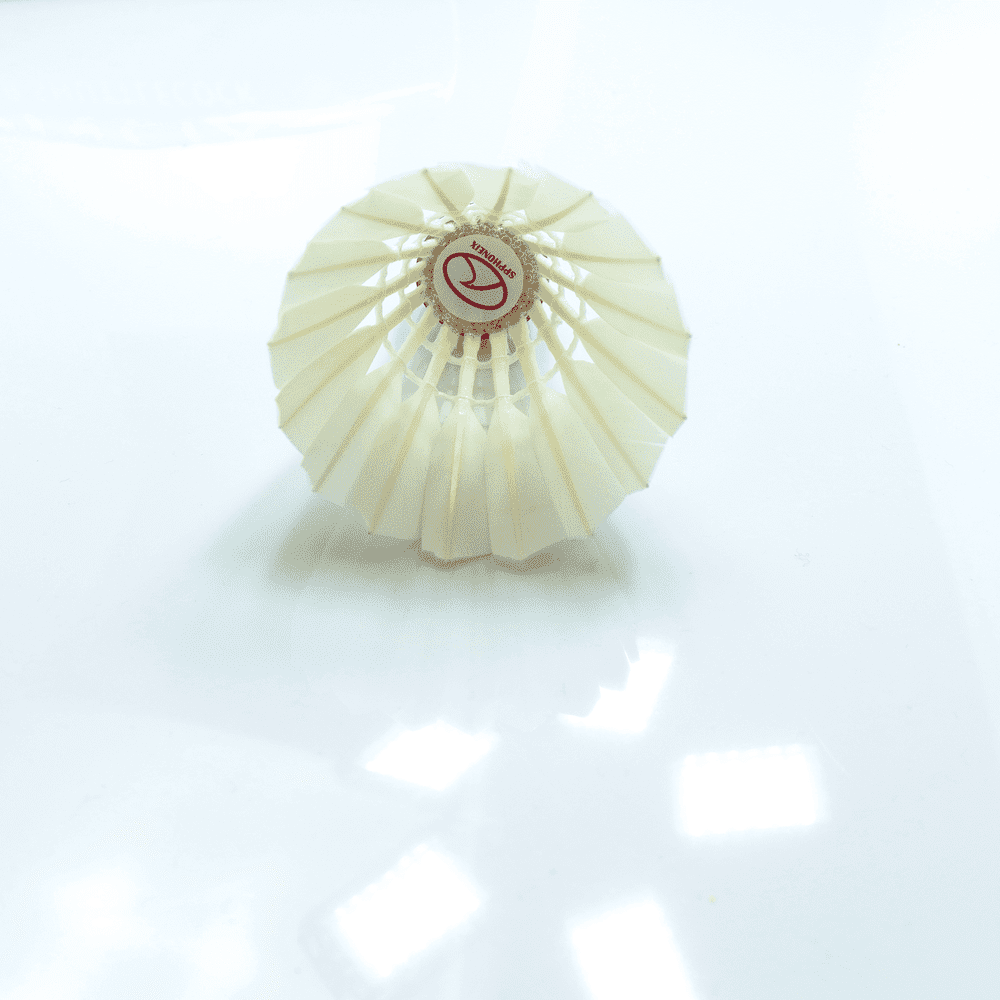 SPPHONEIX Pink Badminton Shuttlecocks  Goose Feather(King Durability)