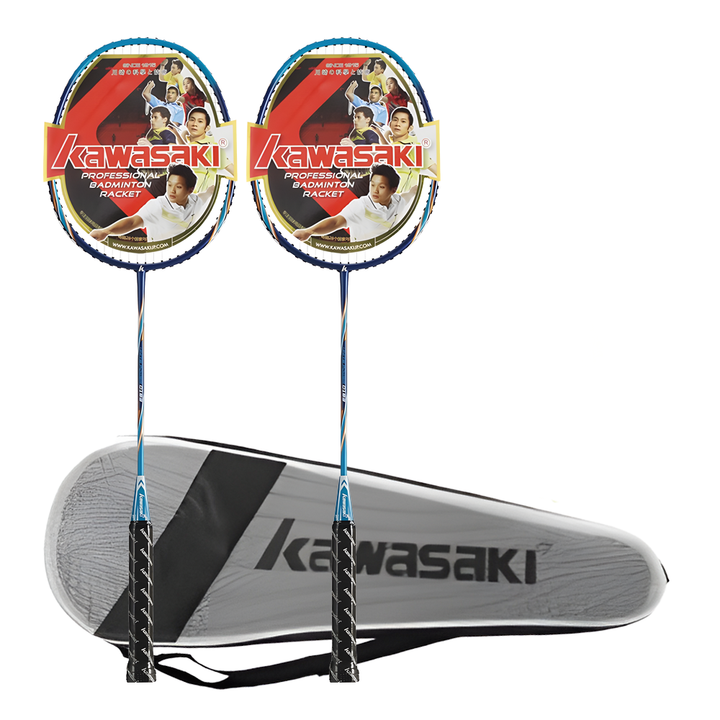 Kawasaki Badminton Racket Set UP-0183 Aluminum Alloy With Strung