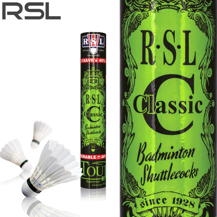 RSL 12 PCS NEW classic Badminton Goose Feather Badminton Shuttlecock