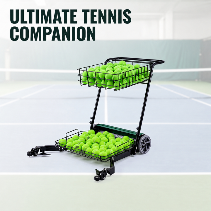 SIBOASI Practical Tennis Ball Mower Efficient Sports Ball Collector For Court Training Use SS-S705T