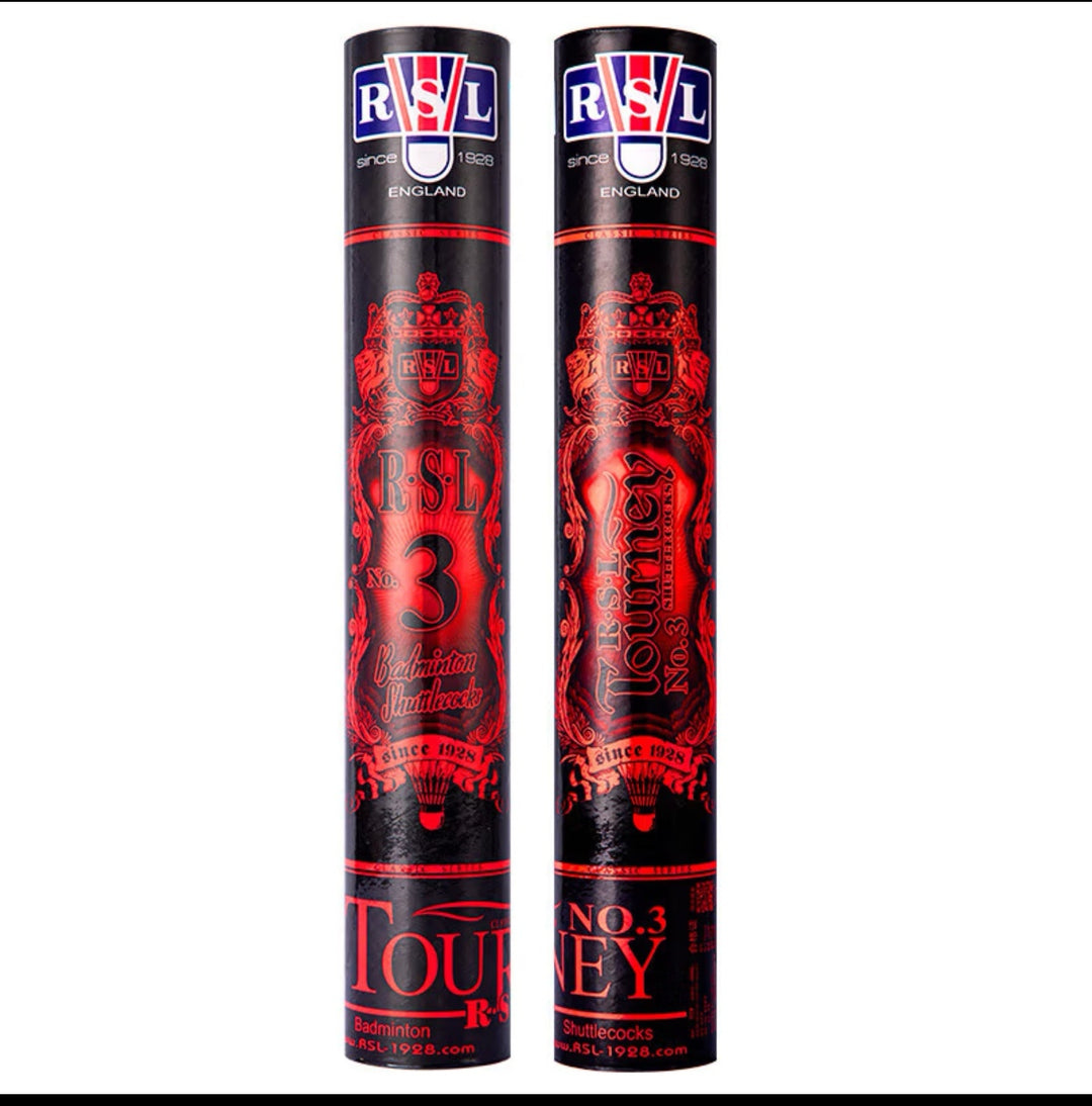 RSL 12 PCS NO.3 Badminton Goose Feather Badminton Shuttlecock