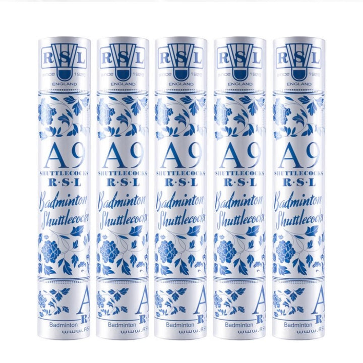 RSL 12 PCS A9 Ultimate Badminton Goose Feather Badminton Shuttlecock