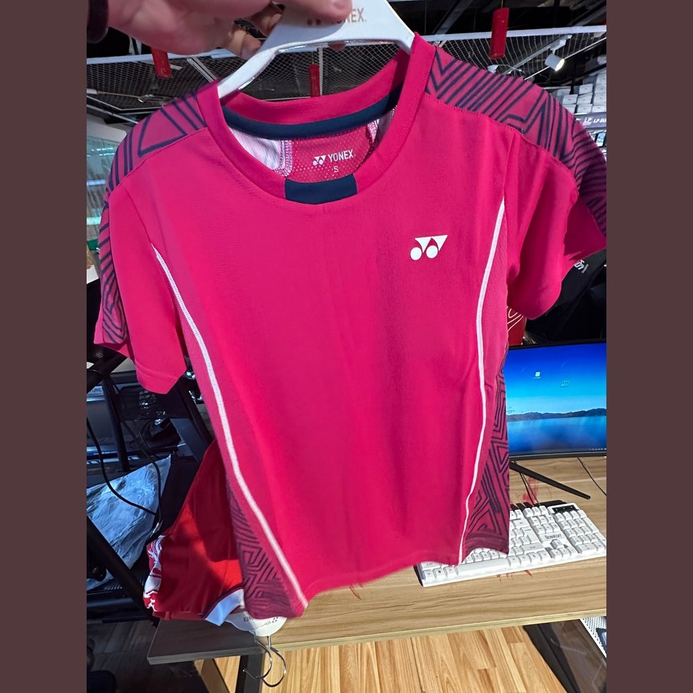 YONEX Sports Short Sleeves （Women）210349BCR product image - YONEX Sports short sleeve