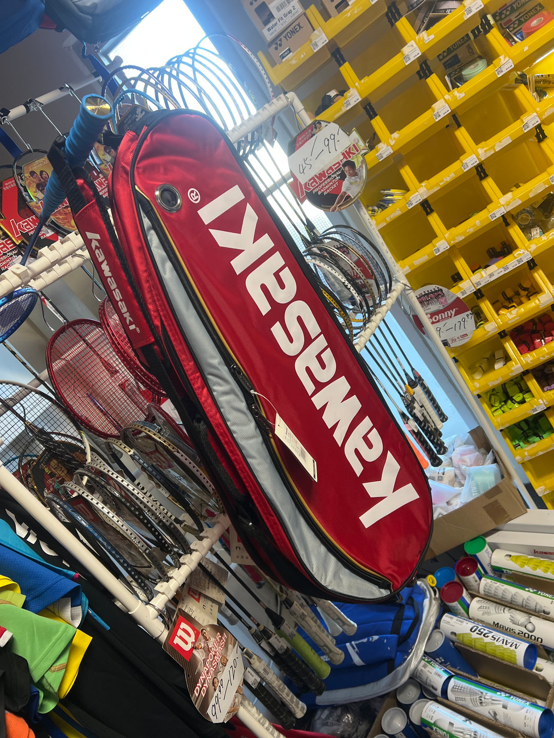 Kawasaki Racquet Badminton Racket Bag TCC-047-138（76×32×16CM)