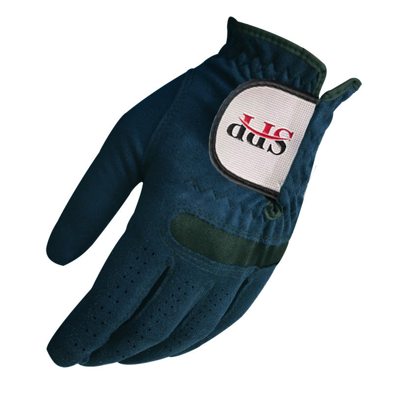 SPP Golf Glove Korean Nanofabric (WHITE/BLACK/BLUE, LEFT HAND/RIGHT HAND)