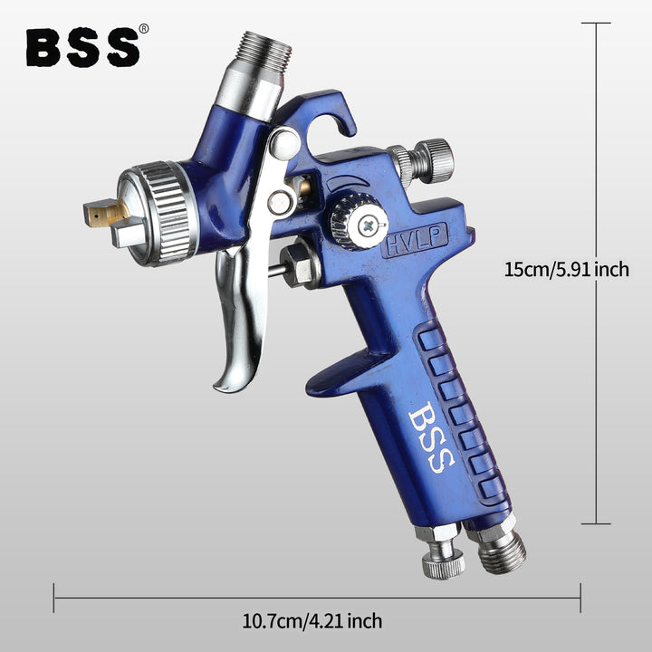Gravity Paint Spray Gun – 250ml Aluminum Tank, Non-Drip Design, Model H2000