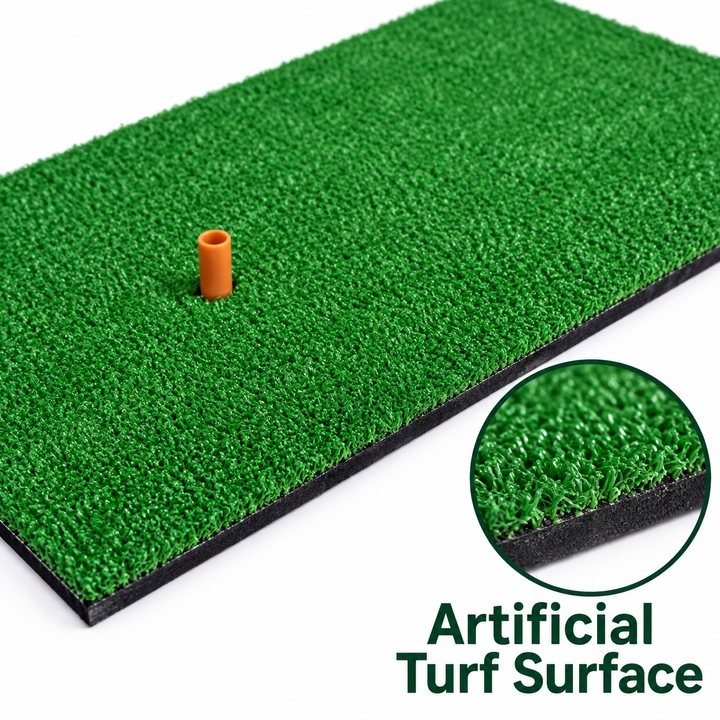 SPP 1 PCS Mini Golf Hitting Practice Mat 30 × 60 cm – Artificial Turf Swing Training Mat for Indoor &amp; Outdoor Practice