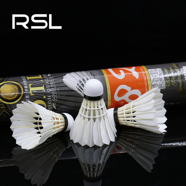 RSL 12 PCS DTL 82 Badminton Duck Feather Badminton Shuttlecock