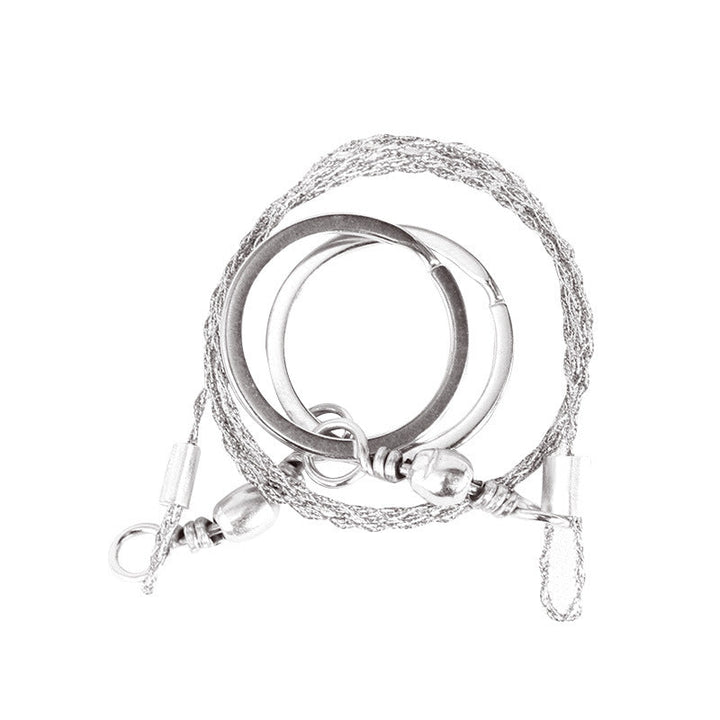 Portable Loop Survival Wire Saw - 4-Strand Steel Chain Saw for Outdoor Emergency (OPP Packaged)