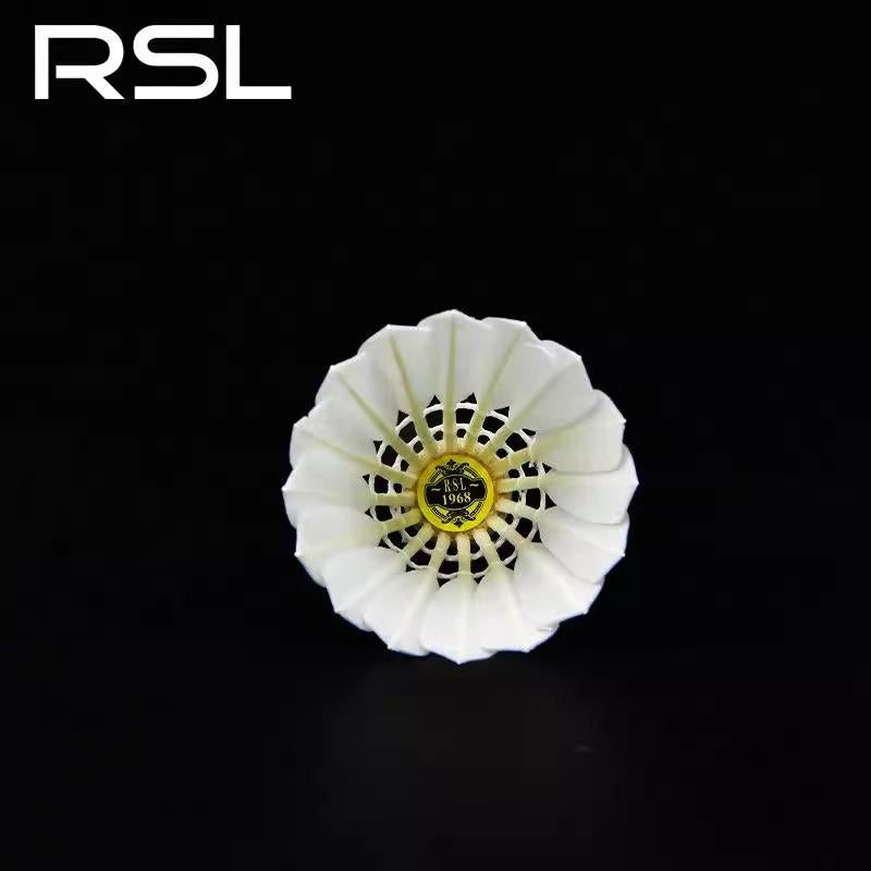 RSL 12 PCS 1968 Badminton Goose Feather Badminton Shuttlecock