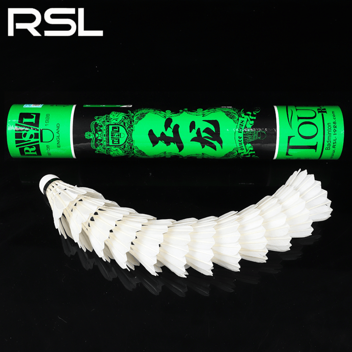 RSL 12 PCS 玉龙 Badminton Duck Feather Badminton Shuttlecock