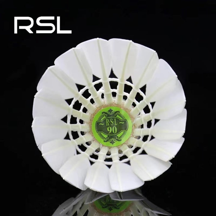 RSL 12 PCS RSL90 Badminton Goose Feather Badminton Shuttlecock
